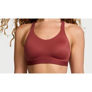 Victoria’s Secret VSX lightweight mesh russet red brown 38DDD sport bra yoga